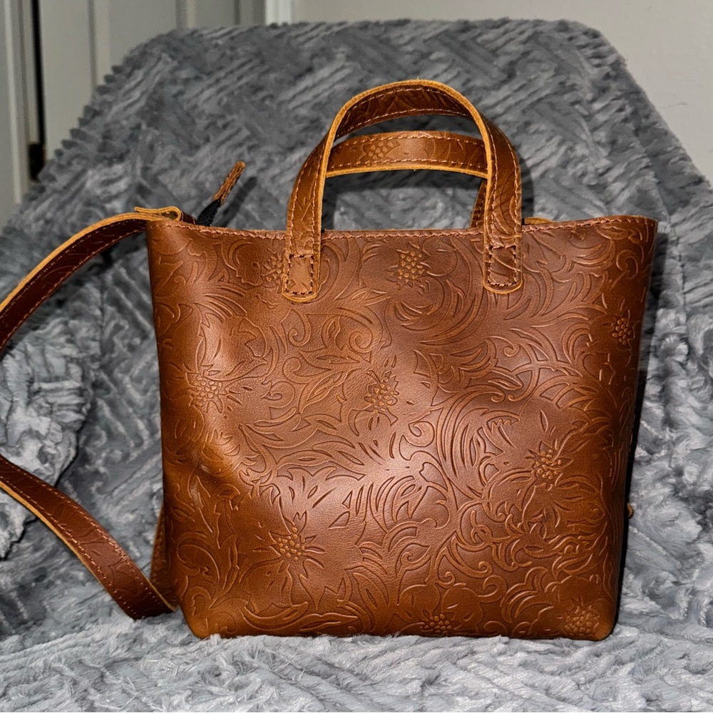 Portland Leather & Goods Leather Handbag - Tan - Picture 2 of 6